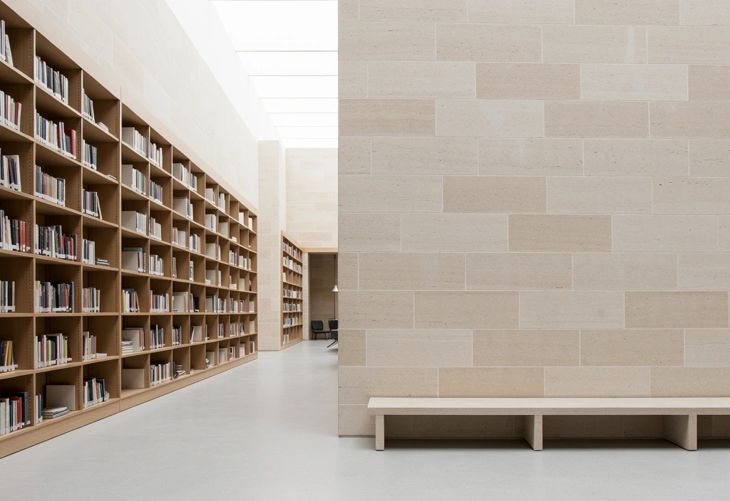 Quiet modern environment in Barcelona